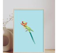 YVONNE ELLEN Party Parrot Wall Print