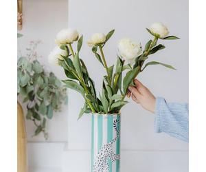 Yvonne Ellen Tall Leopard Vase