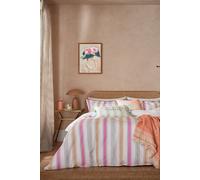 YVONNE ELLEN 'Wobble Stripe' Cotton Duvet Cover Set | Size: Double YVONNE ELLEN Multicolor Double