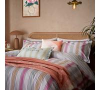 Yvonne Ellen Wobble Stripe Super Kingsize Duvet Cover Set, Multi
