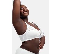 Yvonne Non-Underwired Bra in Cotton Blend White