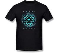 Yvonneart Men's Breaking Benjamin Celtic Knot T-Shirts Black (X-Large)