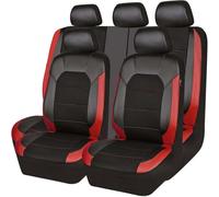 yvrrvh Car PU Leather Seat Cover Sets Compatible with for Mercedes Benz C-Class Coupe C180/AMG C43 AMG C63S Coupe 4MATIC AMG Line 3Doors Set Seat Protector Accessories,B