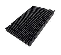 YVSPTIK Aluminum Heat Sink Heatsink Module Cooler Fin Heat Radiator Board Cooling for Amplifier Transistor Semiconductor Devices Black Tone 150mm (L) x 93mm (W) x15mm (H)