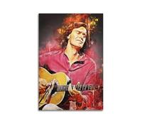 YVUDBSDS Guitarist Poster John McLaughlin Poster Decorative Painting Canvas Wall Posters And Art Picture Print Modern Family Bedroom Decor Posters 24x36inch(60x90cm)