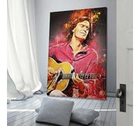 YVUDBSDS Guitarist Poster John McLaughlin Poster Decorative Painting Canvas Wall Posters And Art Picture Print Modern Family Bedroom Decor Posters 12x18inch(30x45cm)