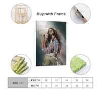 YVUDBSDS Ian Gillan Singer Poster Poster Decorative Painting Canvas Wall Posters And Art Picture Print Modern Family Bedroom Decor Posters 20x30inch(50x75cm)