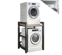 Ywanwj Drum Washing Machine Cabinet - Washing Machine Storage Shelf Washing Dryer Rack Washing Machine and Dryer Cupboard for Bathroom Kitchen Balcony Laundry Room, Bearing Capacity 400kg