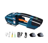 Ywanwj Electric Strapping Machine Handheld Automatic Hot Melting Banding Machine Straps 4000mAh Two Batteries Strapping Banding Tools for 1/2-5/8 in PP PET