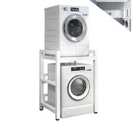 Ywanwj Storage Rack Above The Washing Machine - Drum Washing Machine Cabinet Dryer Stand Washing Machine Cabinet Suitable for Bathroom Kitchen Balcony Laundry Room, Bearing Capacity 400kg