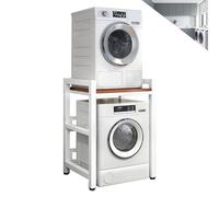 Ywanwj Storage Rack Above The Washing Machine, Dryer Dishwasher Storage Shelf Washing Machine Storage Shelf Dryer Cabinet Suitable for Bathroom Kitchen Balcony Laundry Room, Bearing Capacity 400kg