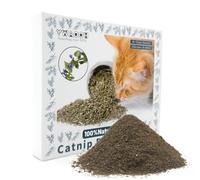 YWAOOH Premium Catnip for Cats & Kittens - Cold-Processed, High Potency Nepetalactone, 100% Pure Organic Leaf-Only Catnip for Toys, Scratchers, Refills, Stimulates Play & Protects Furniture - 25g