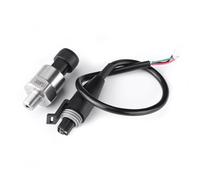 YWBL-WH 1/8NPT Thread Pressure Transducer Sender Sensor Switch Transmitter Pressure Regulator Kit Oil Fuel Air Water Connector Harness (300PSI)
