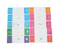 YWBL-WH 10pcs Microscope Slides Prepared Slides Biological Specimen Set with Optical Glass Ground Edges for Kids Students Adults Home School Science Education