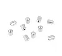 YWBL-WH 10Pcs Spring Plungers Ball Set 6mm Dia 304 Stainless Steel Push Fit 6mmx7mm Catch Catcher with Stainless Steel Body, Easy Installation for Door, Hardware Nut Inserts, Mechanical