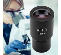 YWBL-WH 10X Widefield Eyepiece for Biological Microscopes, Bright Image, Clear Effect, No Eye Fatigue, Protect, Fits 23.2mm Cone, View Field 50% Larger Than Normal Eyepiece, Use