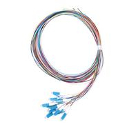 YWBL-WH 12 Strand Fiber Optic Cables LC UPC Optical Splitter Low Insertion Loss Single Mode Single Small Square Head Pigtail 1.4.9ft