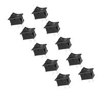 YWBL-WH 2-10PCs Mini Rocker Switch 2 Pin 2 Position Switch, Simple Installation, Long Service Life, Alkali Heat, Easy to Use, Specifications for Various Industrial