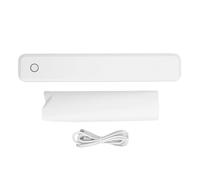 YWBL-WH 203DPI Thermal Printer with 2600mAh Battery, Portable Inkless Printing Machine for 8.5 X 11in Paper, Suitable for Home, Office, School, Black and White