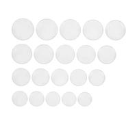 YWBL-WH 20Pcs Watch Glass Lens Replacement Kit, Complete Size Specifications, Good Magnifying Effect Mineral Glass, Convex Flat Back Lid Parts with Strong Impact, Convenient Practical
