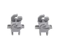 YWBL-WH 2PCS Dishwasher Rack Fixing Clips Dishrack Tine Row Retainer Tine Row Clips for Dishwasher MEG64438801 64438801 00611474