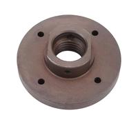 YWBL-WH 3 Inch Lathe Faceplate, Steel 1in-8TPI Face Plate for 1018 1218 Lathes, Wood Face Plate with 4 Screw Holes for Small Bowl Turning and Woodworking Projects