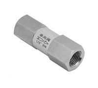 YWBL-WH 304 Stainless Steel BSPP One Way Valve,Multi Size Spring Loaded Check Valve, Industrial Check 1/8 for Water Pipes,High Pressure and Temperature , Delicate and (#02)
