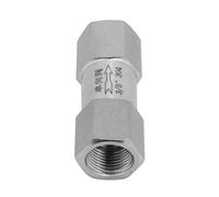 YWBL-WH 304 Stainless Steel BSPP One Way Valve,Multi Size Spring Loaded Check Valve, Industrial Check 1/8 for Water Pipes,High Pressure and Temperature , Delicate and (#03)