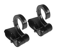 YWBL-WH 360 Degree Rotating Stroller Hook 2PCS Heavy Duty Pushchair Hanger Pram Shopping Clips for Baby Carrier Shopping Bags Accessories