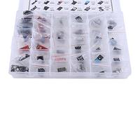 YWBL-WH 37 in 1 Sensor Modules Kit, PVC Box MCU Education Sensor Starter with 37 Modules, Temperature Humidity Light Sound Motion Detection, for Beginners Learning