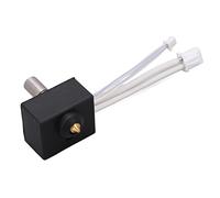 YWBL-WH 40W Aluminum Alloy 3D Printer Extruder Heater Block Kit with Thermistor, Compatible with Ender 3 S1, Upgraded NTC100K B3950, Complete Accessories, High Temperature Printing Below