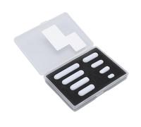 YWBL-WH 8Pcs Magnetic Stir Bar Set Mixing Plate Magnet Stick White Color Laboratory PTFE Stir Plate Bar 10mm 15mm 20mm 25mm 25mm 30mm 35mm 40mm