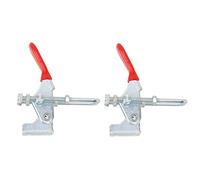 YWBL-WH Adjustable Toggle Latch Clamp, Iron Material, Durable Design for Doors and Mechanical Operations, 2 Set for Household Use