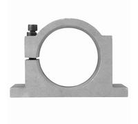 YWBL-WH Aluminum CNC Spindle Motor Mount Bracket Clamp with Screws Sandblasted Design for 80mm Spindle Seismic Capability Easy Installation (80mm)