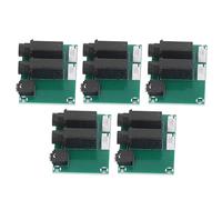 YWBL-WH Audio Adapter PCB Microphone Converter Board Module 5Pcs 6.5 6.35 .3 to 2.54 Mic Adapter for Microphone Transfer Conversion Recording Repair Users