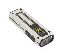 YWBL-WH B59 Mini Flashlight, ABS Material, Portable LED Flashlight with Dual Light Modes, 1200mAh Battery for Power Failure and Outdoor Activities