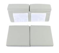 YWBL-WH Bath Tub Knee Elbow Pad Neoprene Kneeling Mat and Elbow Rest Soft Comfort Baby Bathing