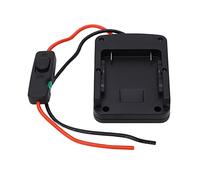 YWBL-WH Battery Adapter Power Mount Connector Adapter Dock Holder for BAT Series 18V, ABS Material with and Terminal, Compatible with 18V Lithium Batteries for Child Car Power