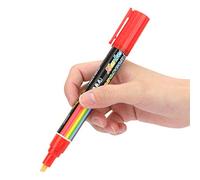 YWBL-WH Bee Queen Marker Pen, Plastic Mark Paint Tool 8 Colors Mark Paint Tool for Beekeeping, Beekeeper Equipment (Red)
