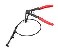 YWBL-WH Bendable Throat Clamp Pliers, Carbon Steel Cable Clamp Tool with Smooth Grip for Easy Hose Installation and Removal