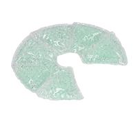 YWBL-WH Breast Gel Pads with Open Screw Shape Design for Hot Cold Compress Relief, Nursing Pads for Engorgement Plugged Ducts Mastitis, Breastfeeding Essentials (Green)