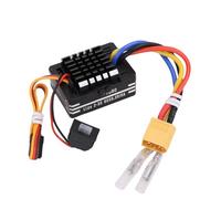 YWBL-WH Brushed Electronic Speed Controller, 80A Water Proof ESC for RC Car Boat with 5A BEC Output, Supports 540 550 750 Motors, Automatic Throttle Detection