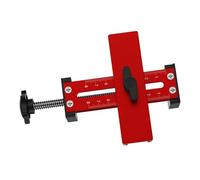 YWBL-WH Cabinet Door Installation Positioner, Aluminum Alloy Adjustable Mounting Jig for Precise Door Alignment, One-Handed Operation for and Professional Cabinet Installers