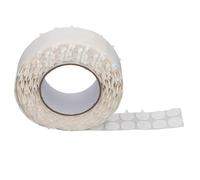 YWBL-WH Candle Wick Sticker Roll, Heat Proof Double Sided Foam, Secure Wick Placement, 1000 Pcs 20mm for Candle Making in Glass Jars, Tins, Ceramic