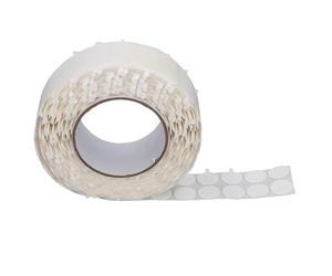 YWBL-WH Candle Wick Sticker Roll, Heat Proof Double Sided Foam, Secure Wick Placement, 1000 Pcs 20mm for Candle Making in Glass Jars, Tins, Ceramic