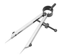 YWBL-WH Carbon Steel Wing Divider Sycribing Tool, Accurate Marking, Compact and Portable for Mechanical Marking and Leather Making, Fine Ground Head for Durability (100mm)