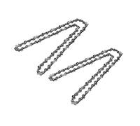 YWBL-WH Chainsaw Chain Alloy Steel Saw Chain 3 8in Pitch 0 050in Gauge High Hardness 2 Pack for Logging Timber Production Mechanical Processing and Professional Wood Cutting (18" 62 Knots)