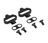 YWBL-WH Clipless Bike Pedal Set for SPD Series, Chrome Molybdenum Steel Mountain Pedals with Cleat Plate, Enhanced Power Transmission for Racing and Outdoor Cycling