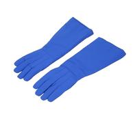 YWBL-WH Cryogenic Gloves Liquid Nitrogen Protective Gloves 58cm Long for Extreme Cold -320℉ Safety with Taslan Material Cold Storage for Biomedical Labs and Industrial Use