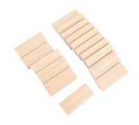 YWBL-WH Domino Tenon Set 50Pcs 8x22x50mm Wooden Dowel Blocks for Joinery Systems High Strength Beechwood Loose Tenons Furniture Assembly Woodworking Accessories